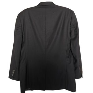 Ralph Lauren Black Tone On Tone Stripe Men's Suit Jacket Blazer